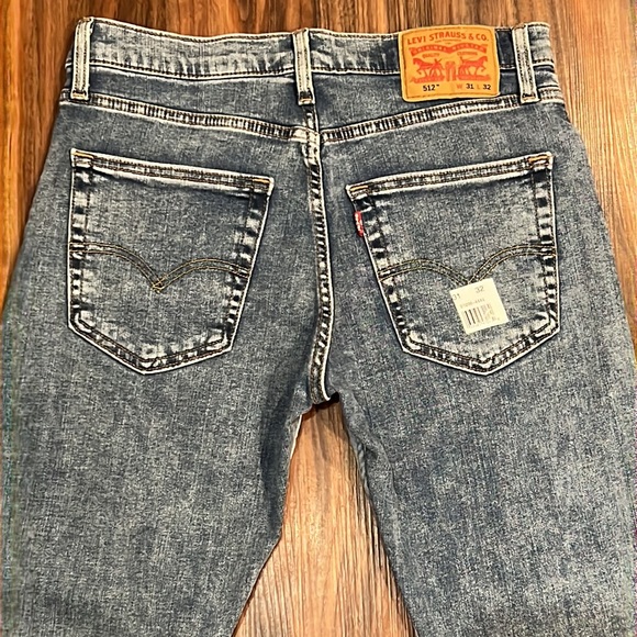 NWOT Levi’s 512 Slim Taper Fit Flex, 31x32 - Picture 13 of 14